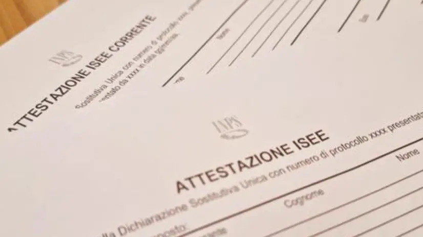 Un'attestazione Isee