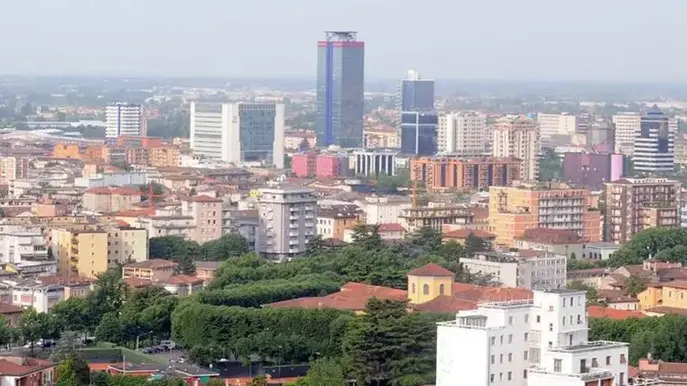 Una veduta panoramica di Brescia 2