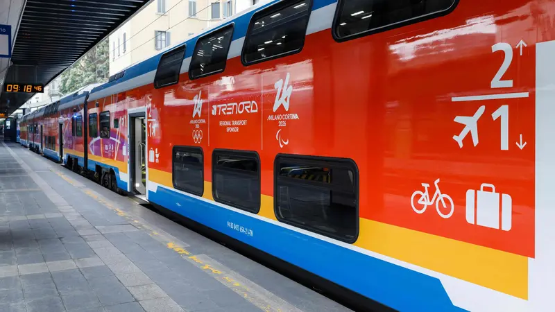 Treno olimpico - © www.giornaledibrescia.it