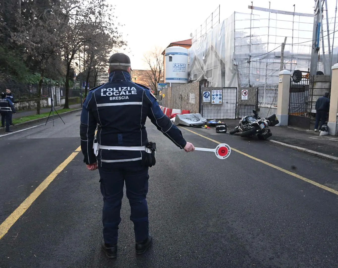 L'incidente in via Pusterla