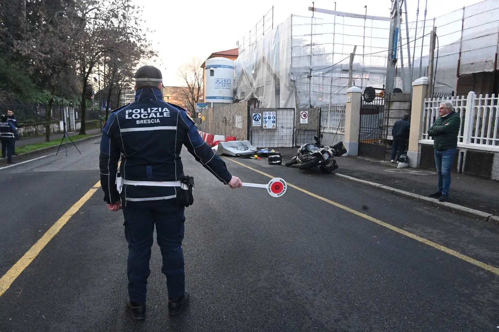 L'incidente in via Pusterla