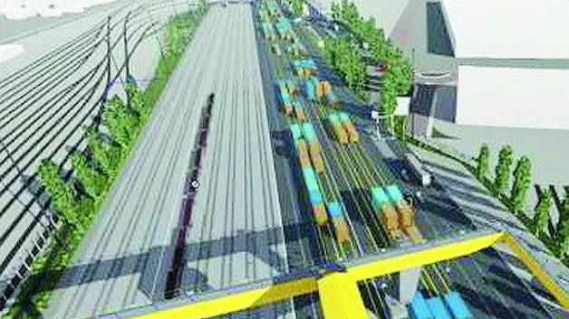 Uno scorcio del progetto della nuova Piccola Velocità