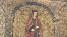 Un dettaglio del Paliotto dei Santi - © www.giornaledibrescia.it