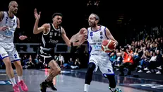 Uno scatto dell'ultimo confronto tra Virtus e Germani - Foto Brondi/Ciamillo-Castoria © www.giornaledibrescia.it