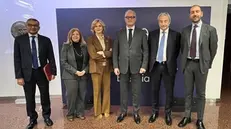 La visita dell'ambasciatore del Marocco (al centro)