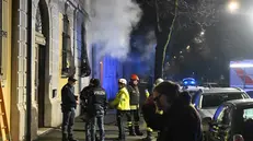 L'incendio in via Monte Nero