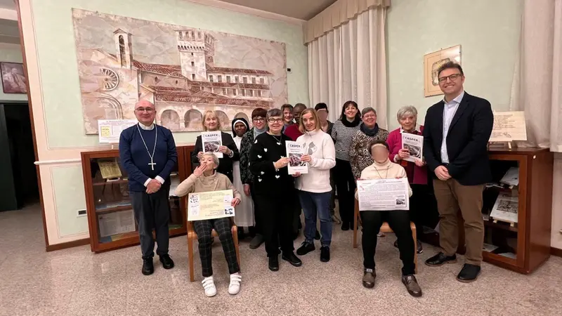 Ospiti dell'Istituto Bassano Cremonesini - © www.giornaledibrescia.it