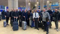 La delegazione di Brevivet all’aeroporto di Tel Aviv - © www.giornaledibrescia.it