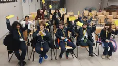 Piccoli ospiti in visita al Giornale di Brescia - © www.giornaledibrescia.it