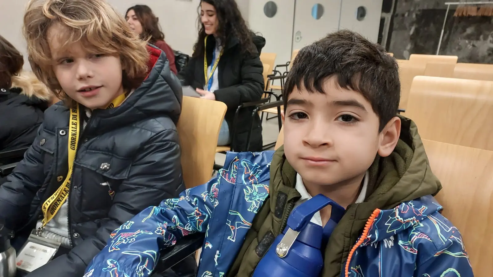 Piccoli ospiti in visita al Giornale di Brescia - © www.giornaledibrescia.it