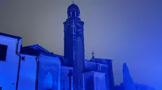 Il principio d'incendio al campanile di Portese