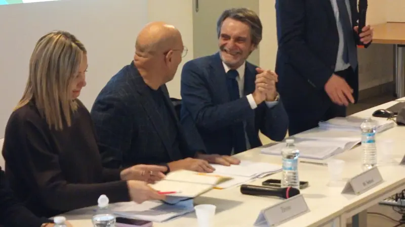 Il presidente Fontana - © www.giornaledibrescia.it