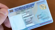 Una carta d'identità elettronica