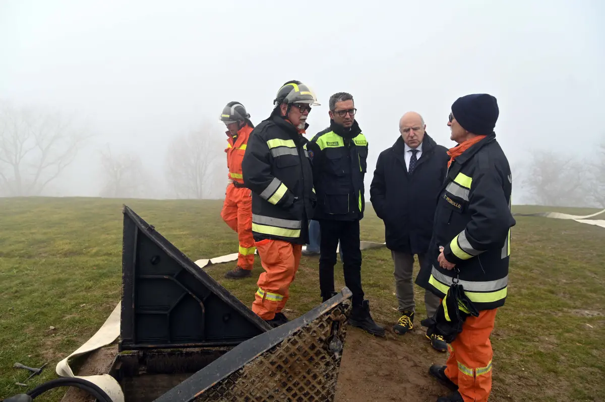 La nuova vasca antincendio in Maddalena