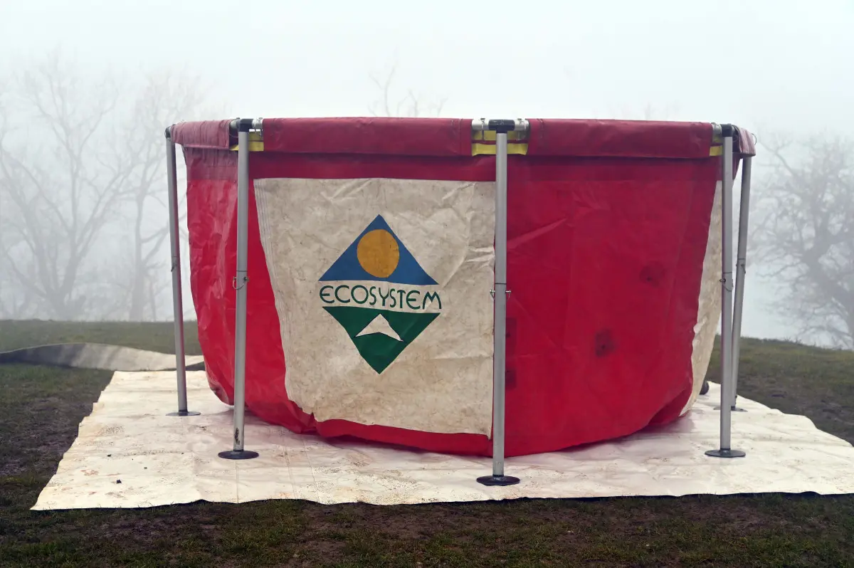 La nuova vasca antincendio in Maddalena