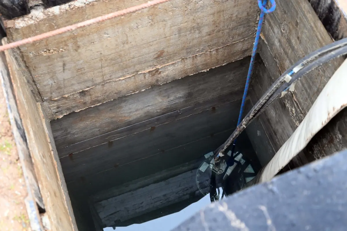 La nuova vasca antincendio in Maddalena