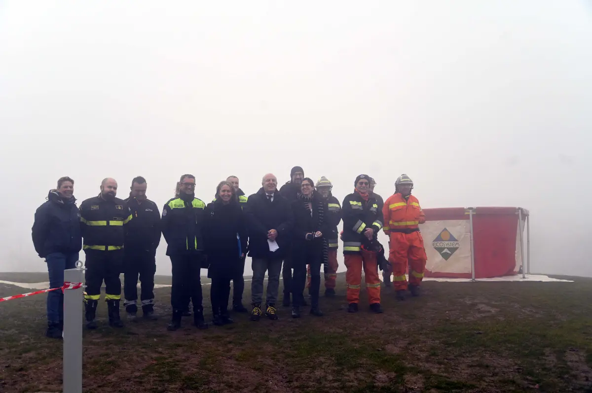 La nuova vasca antincendio in Maddalena