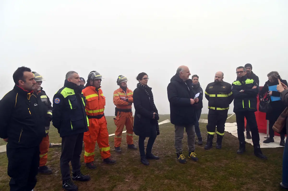 La nuova vasca antincendio in Maddalena