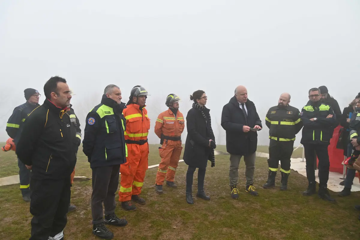La nuova vasca antincendio in Maddalena