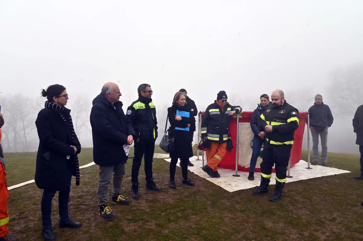 La nuova vasca antincendio in Maddalena