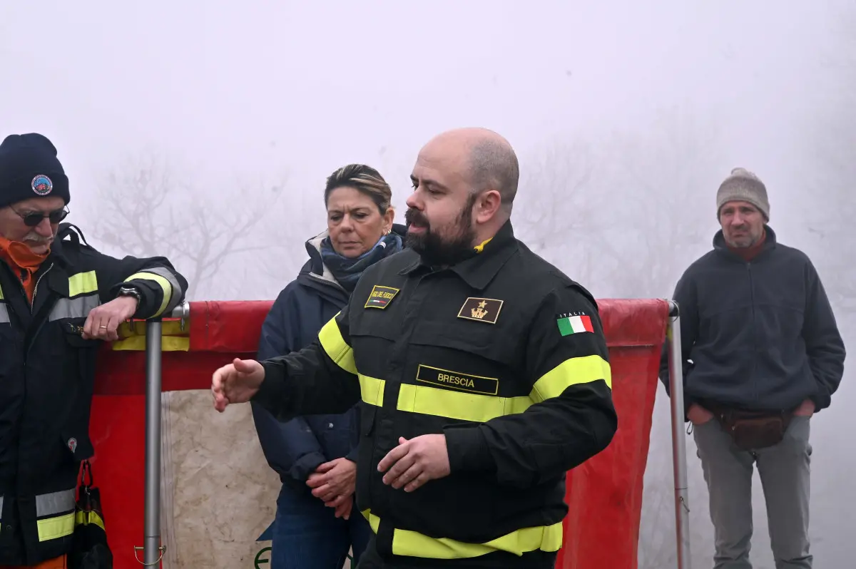 La nuova vasca antincendio in Maddalena