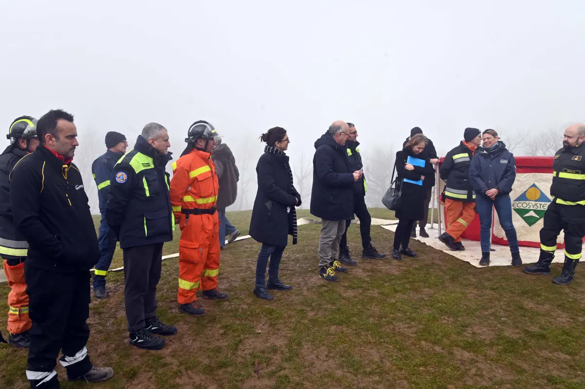 La nuova vasca antincendio in Maddalena