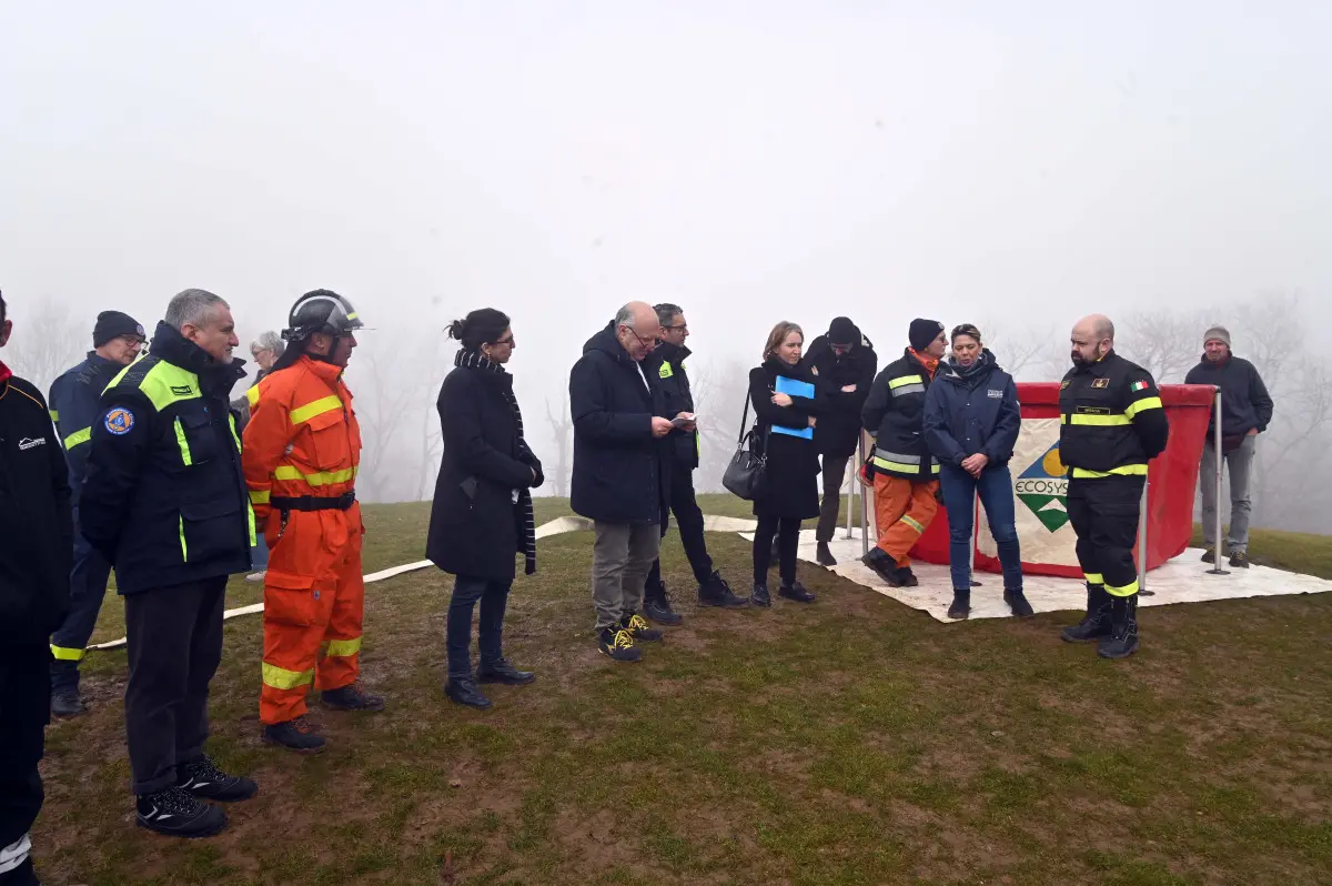 La nuova vasca antincendio in Maddalena