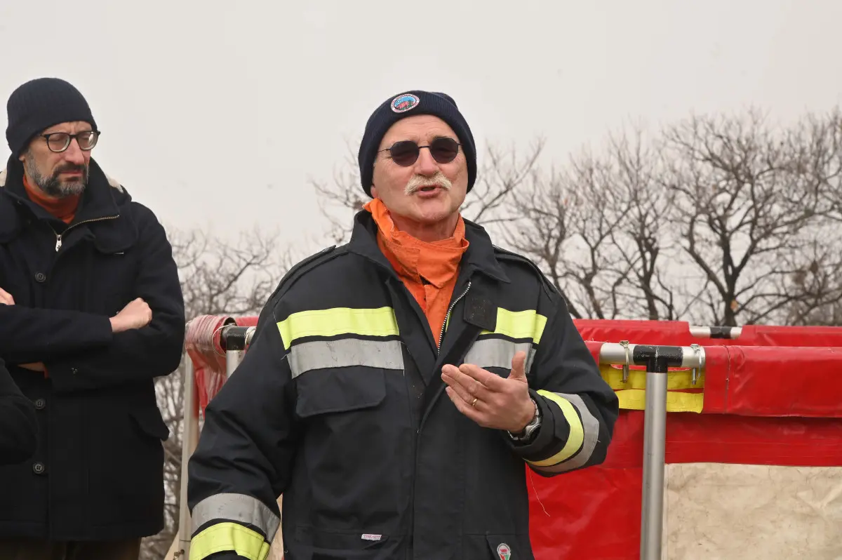 La nuova vasca antincendio in Maddalena