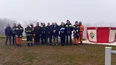 La nuova vasca antincendio in Maddalena