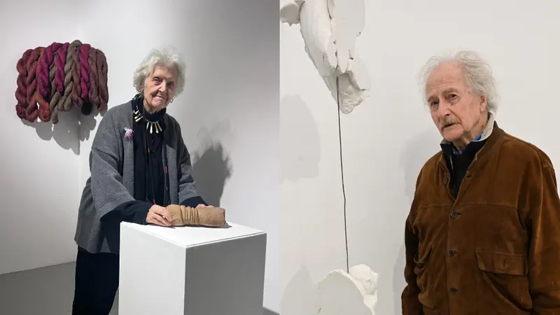 Sheila Hicks e Paolo Icaro - Foto Minini/New Reporter Favretto © www.giornaledibrescia.it