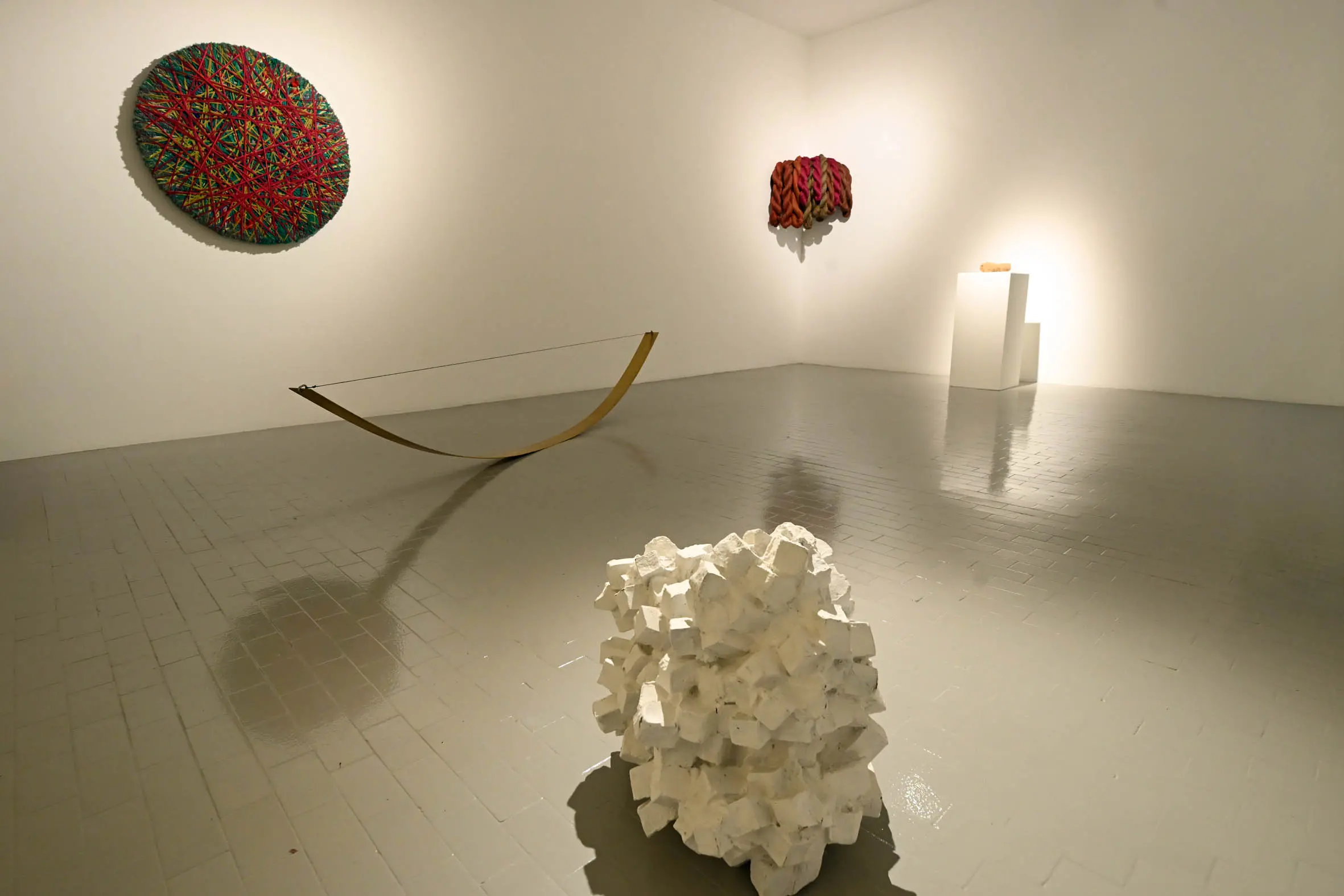 SPETTACOLI BRESCIA GALLERIA MASSIMO MININI MOSTRA LIVE WIRES  NELLA FOTO OPERE 29/01/2026 newreporter©favretto