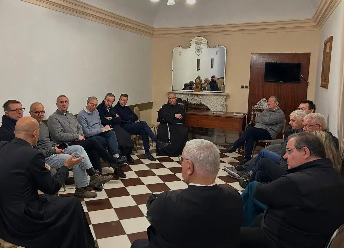 Viaggio in Terra Santa: l'incontro con Padre Ielpo