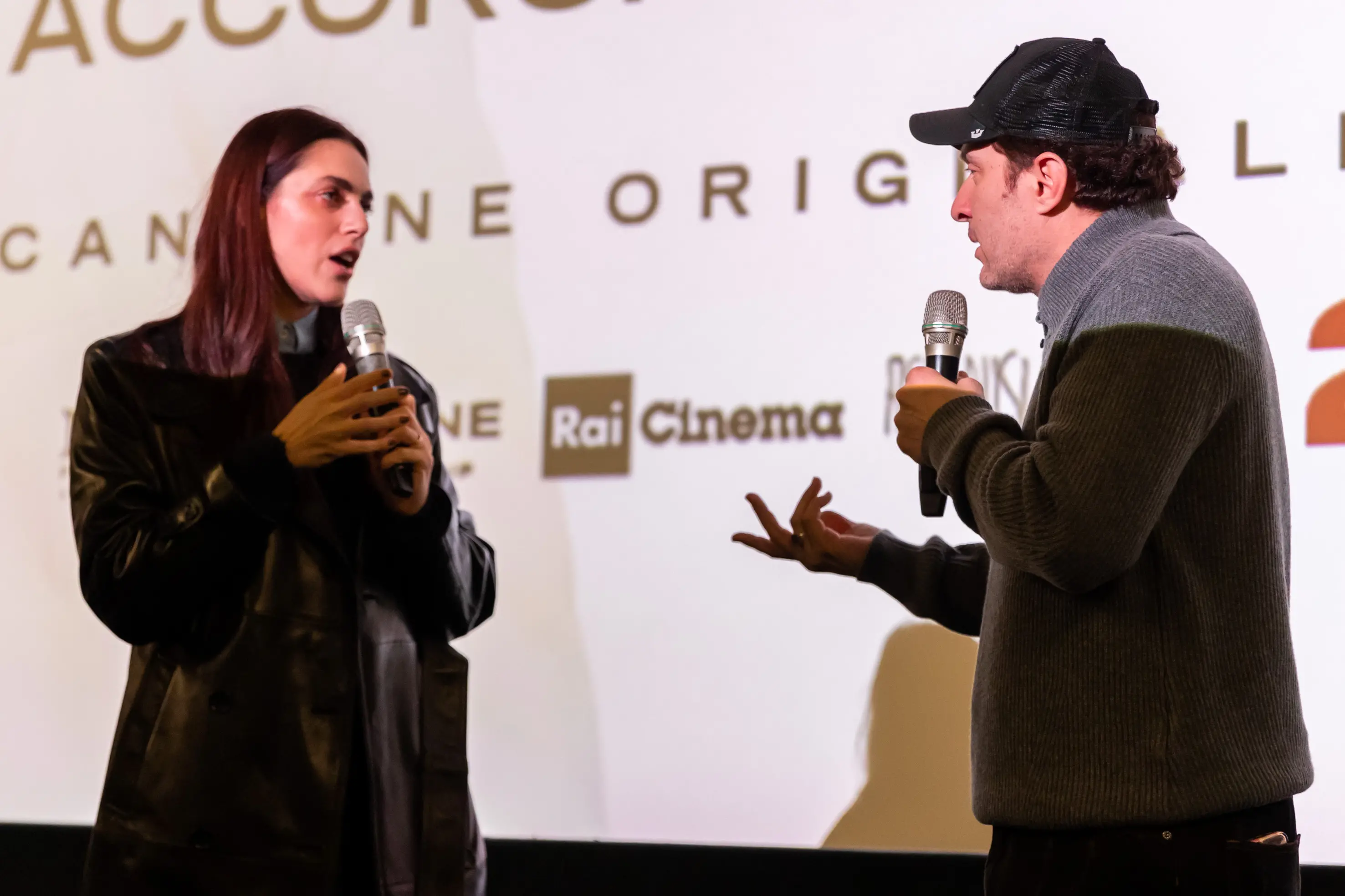 Mirian Leone e Claudio Santamaria alla Oz