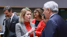 Kaja Kallas e Antonio Tajani - Foto Ansa © www.giornaledibrescia.it