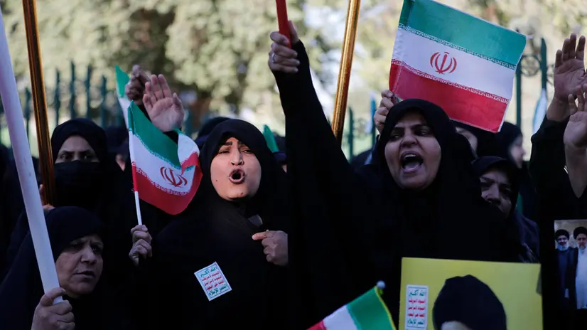 Donne iraniane protestano - Ansa © www.giornaledibrescia.it