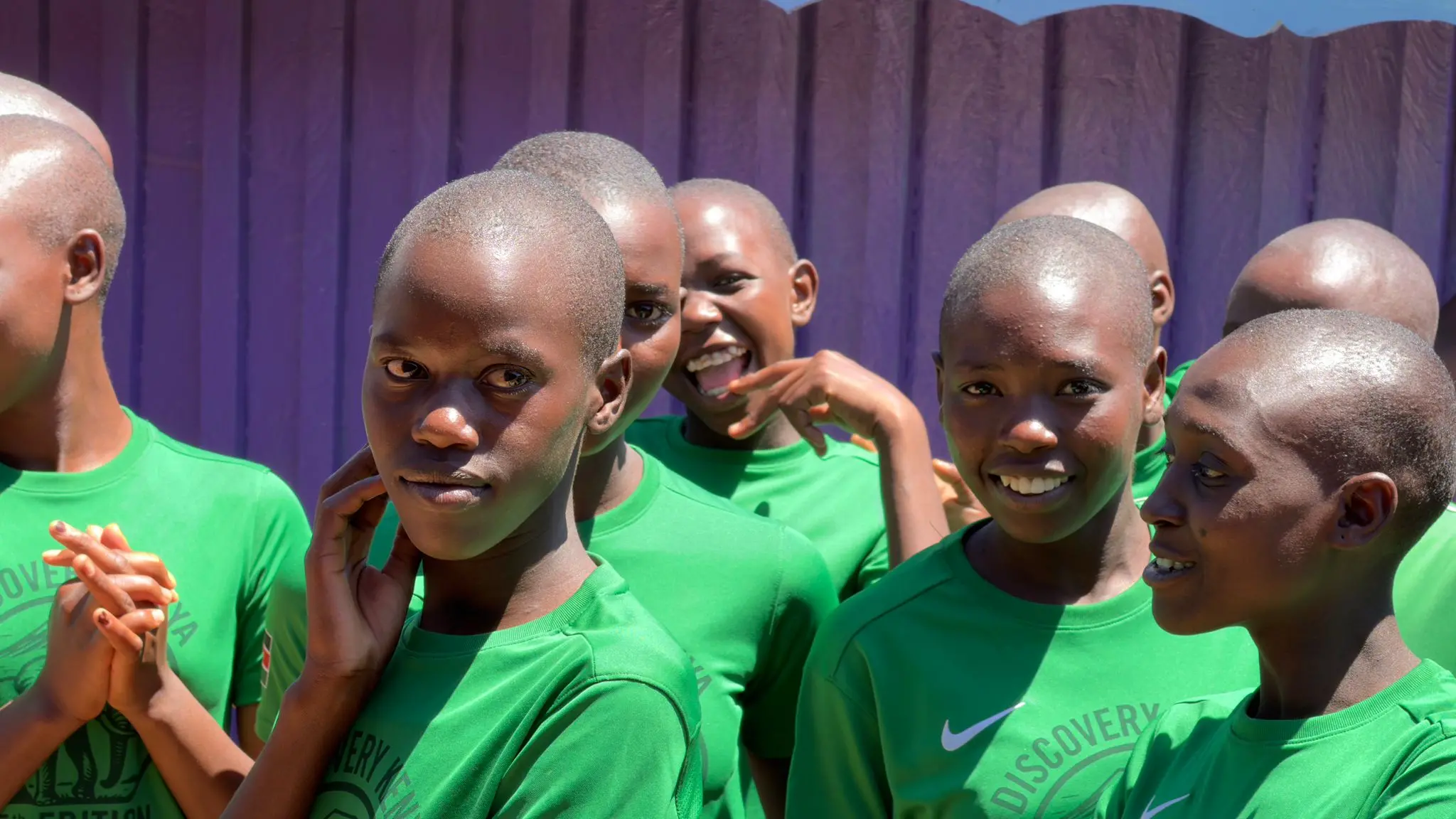 Le atlete del camp Londiani in Kenya