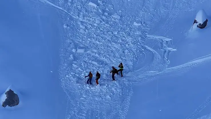 I soccorritori nella zona Sgualdrina © www.giornaledibrescia.it