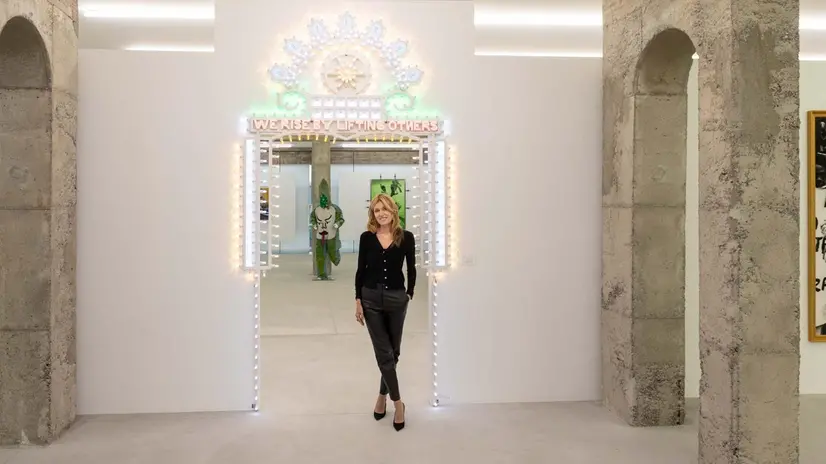 Umberta Gnutti Beretta nello Spazio Almag - Foto Francesco Salvetti