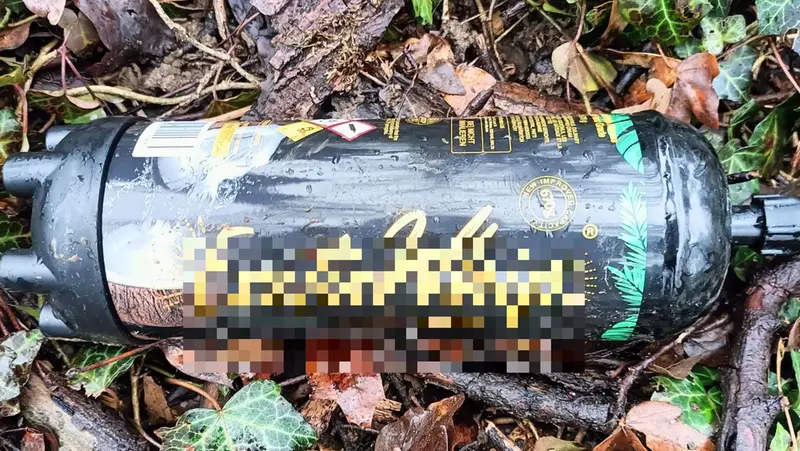 La bombola in un parco