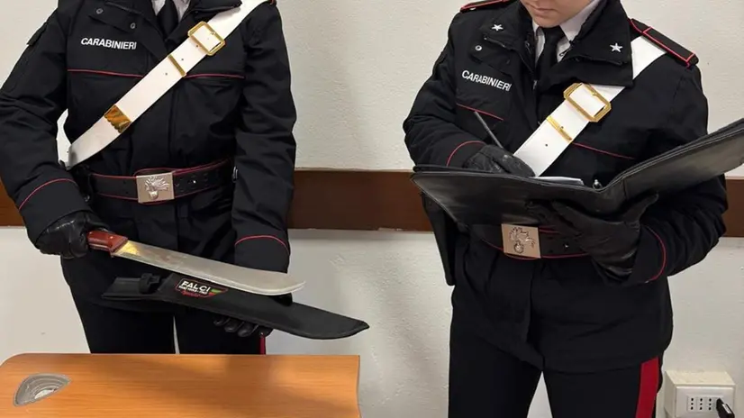 L'arma sequestrata dai carabinieri - © www.giornaledibrescia.it