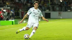 Alessandro Mallamo con la maglia del Sudtirol - Foto Instagram/ale_mallamo