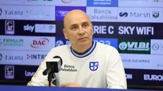 Eugenio Corini in conferenza stampa