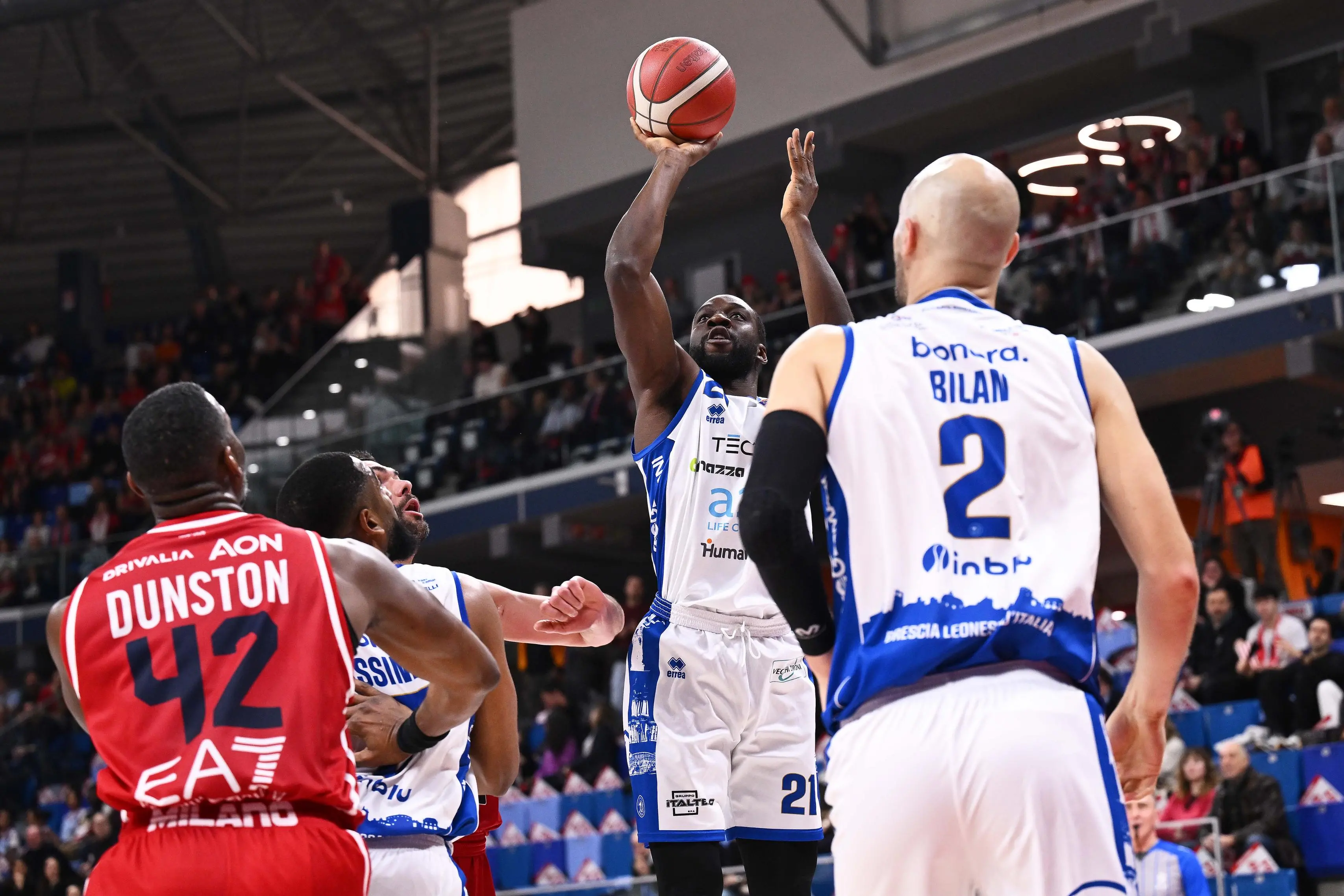 Basket, gli scatti di Olimpia Milano-Germani