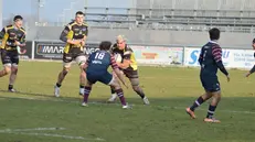 Talavou Maaa in azione per il Calvisano - Foto Enzo Bottacin
