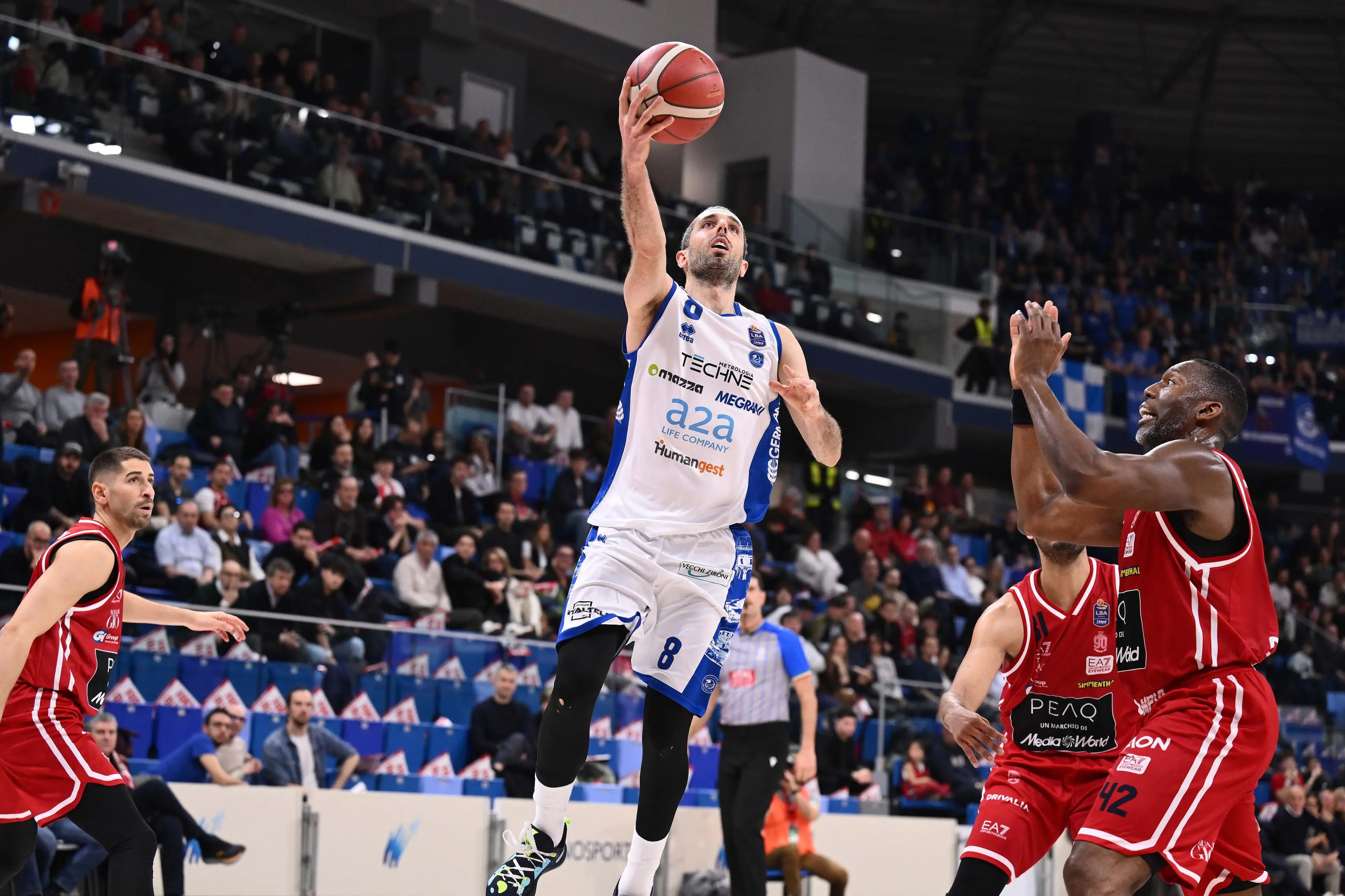 Basket, gli scatti di Olimpia Milano-Germani