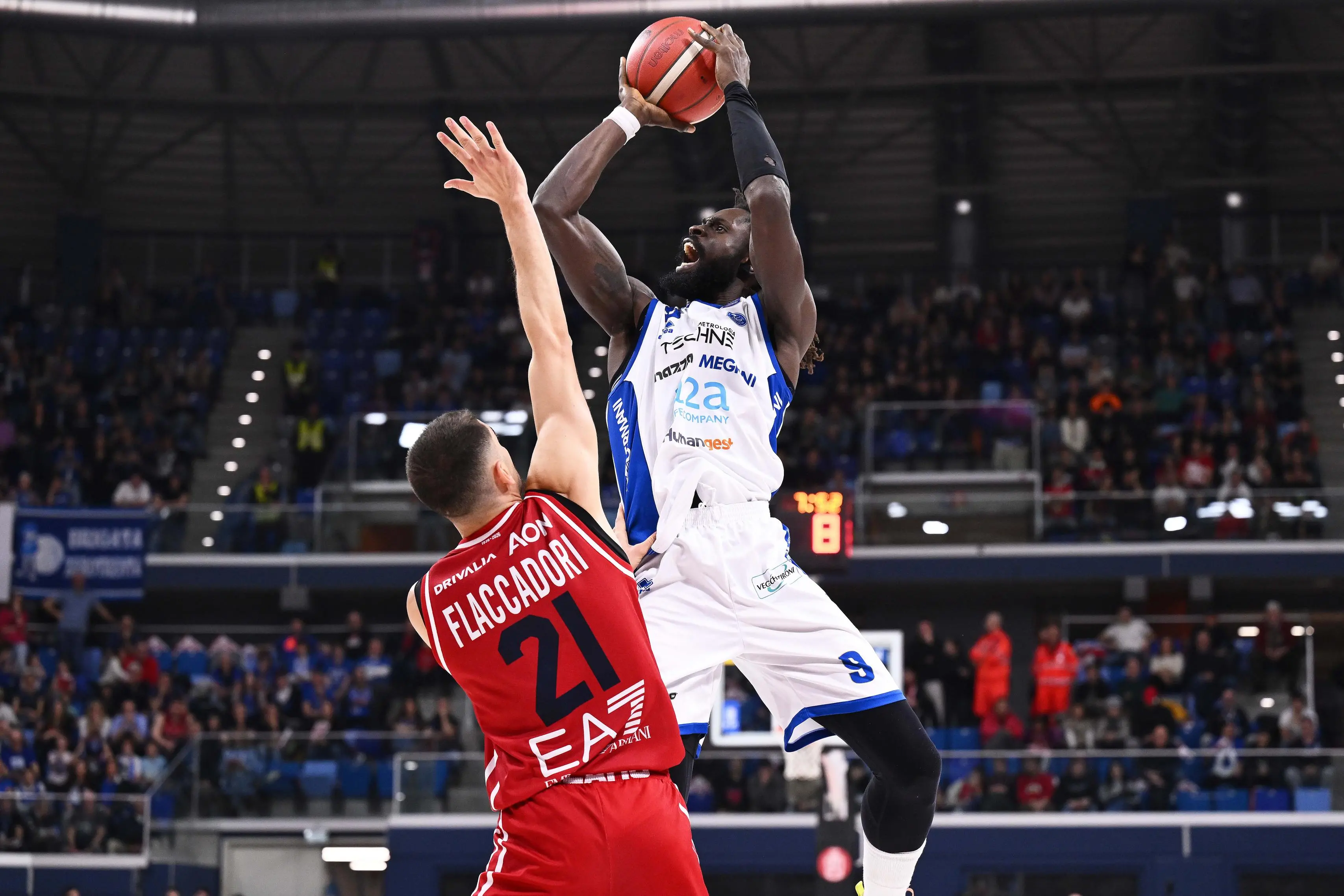 Basket, gli scatti di Olimpia Milano-Germani