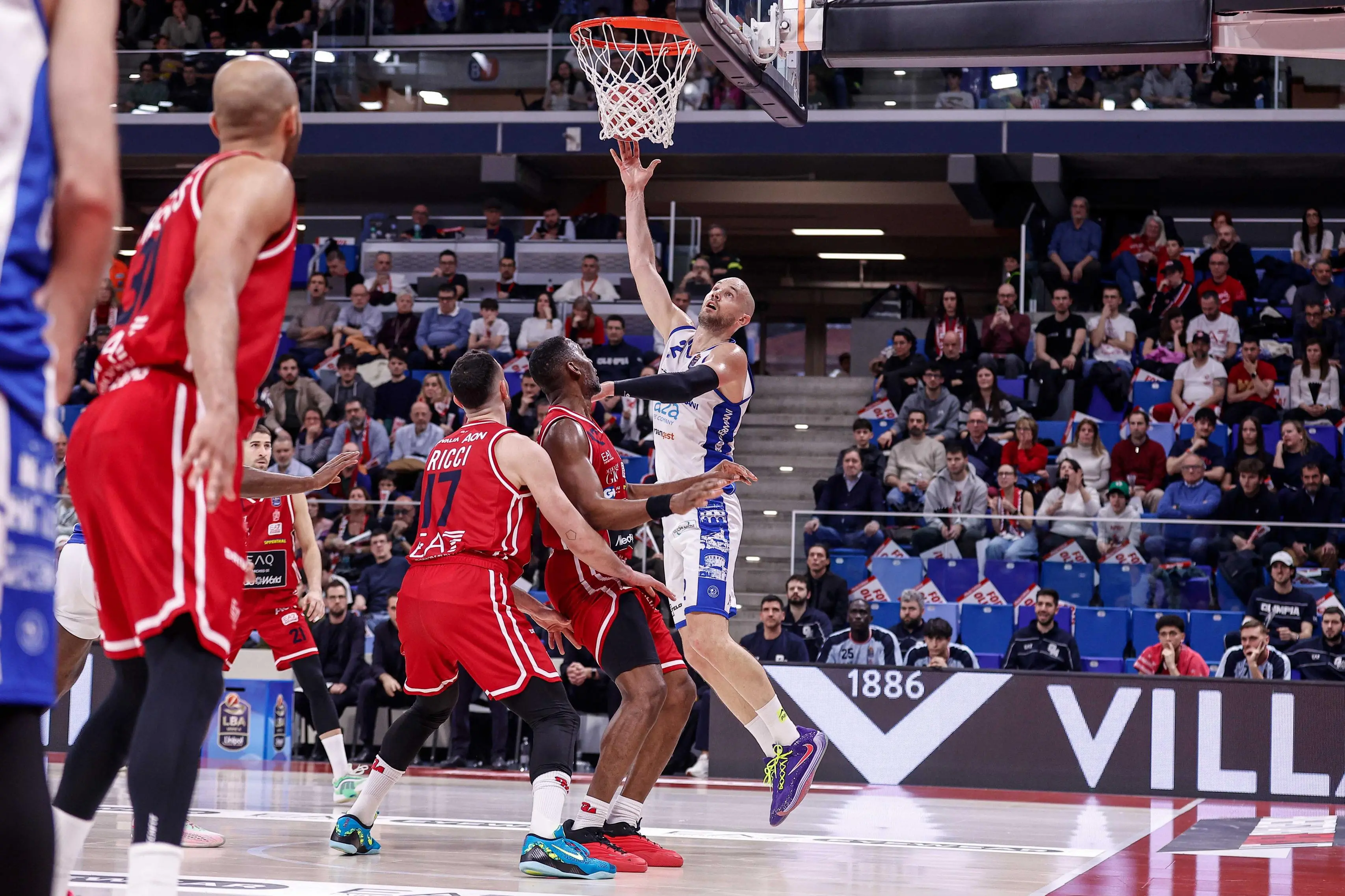 Basket, gli scatti di Olimpia Milano-Germani