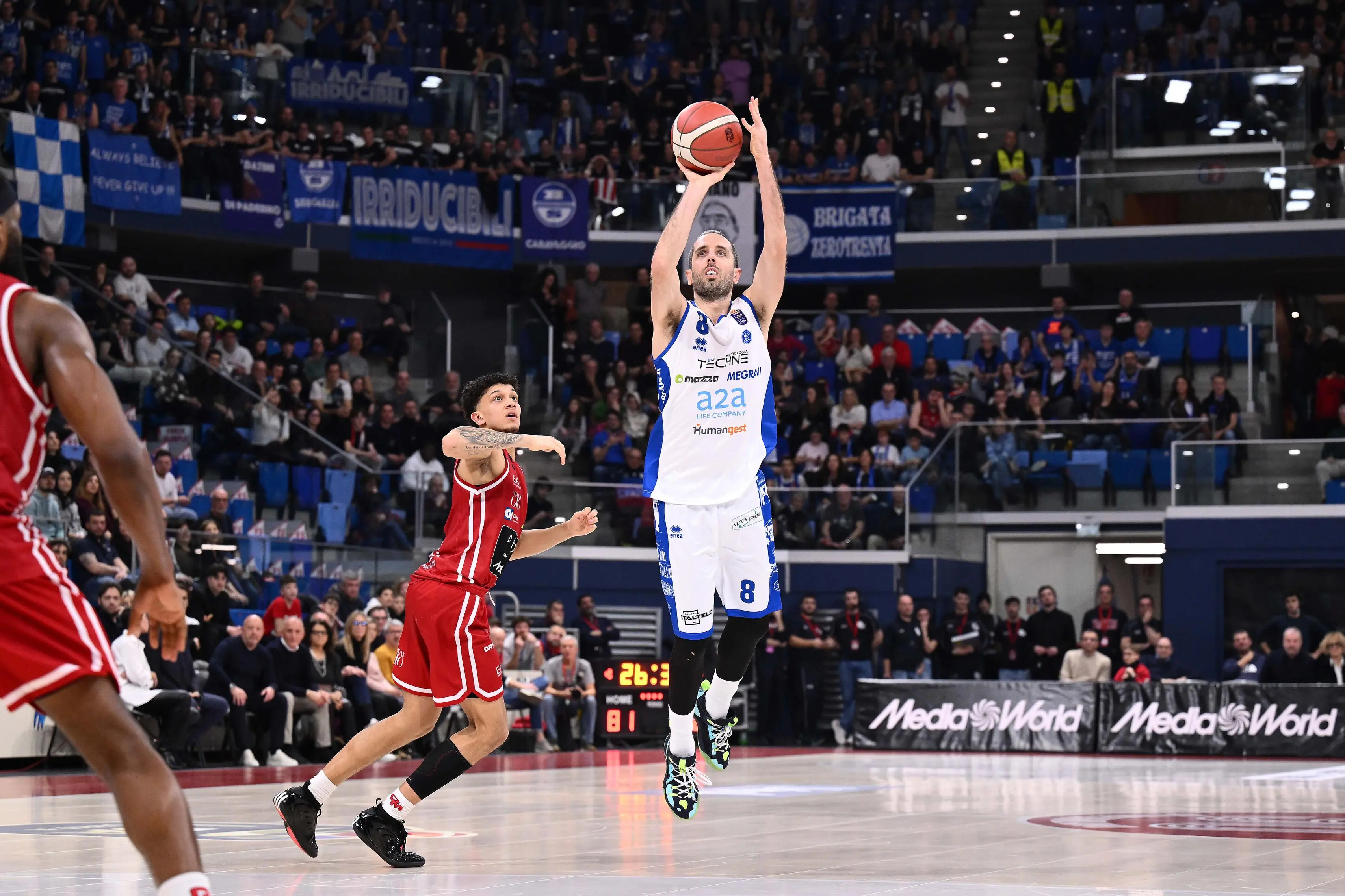 Basket, gli scatti di Olimpia Milano-Germani