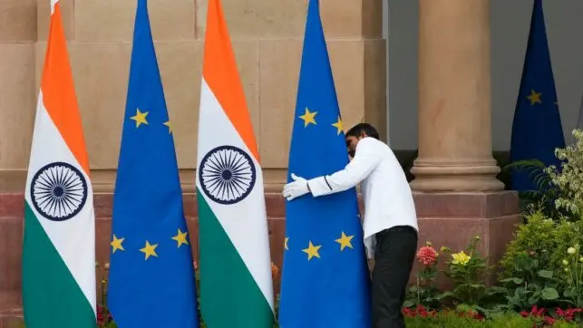 Nuove prospettive politiche ed economiche con l'accordo tra Bruxelles e Nuova Delhi - Foto Ansa © www.giornaledibrescia.it
