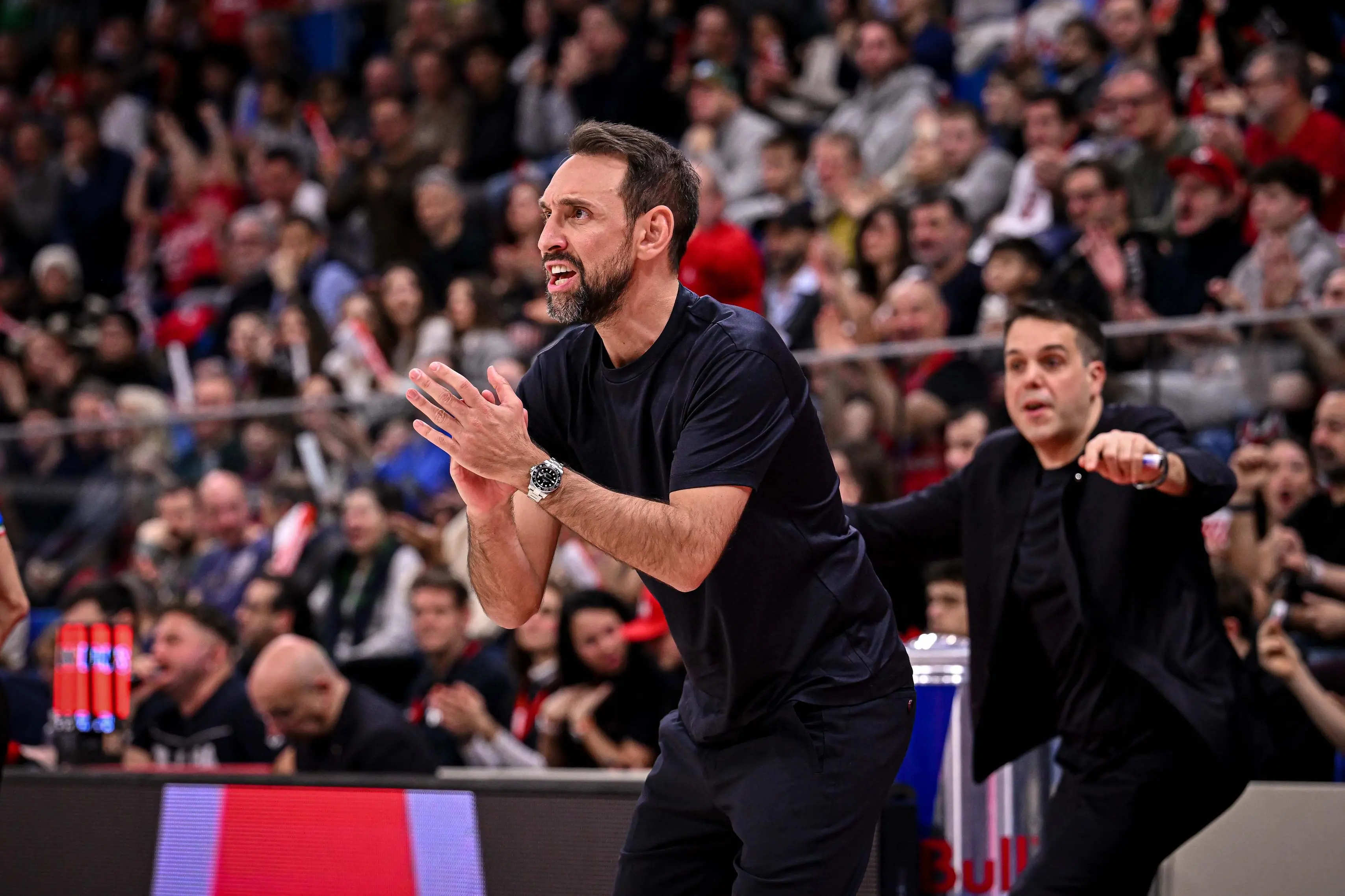 Basket, gli scatti di Olimpia Milano-Germani